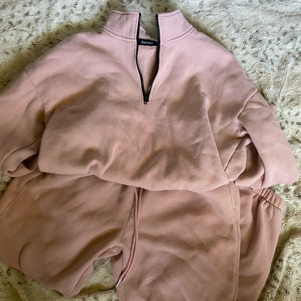 Pink Sweat Suit